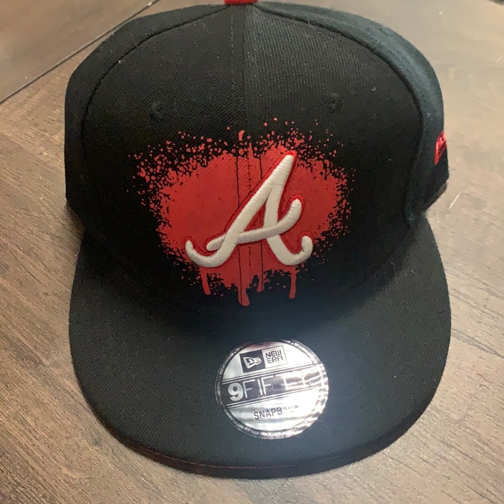 Brand new braves baseball flat bill hat